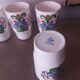 4 cups, Villeroy and Boch ceramic tumblers
