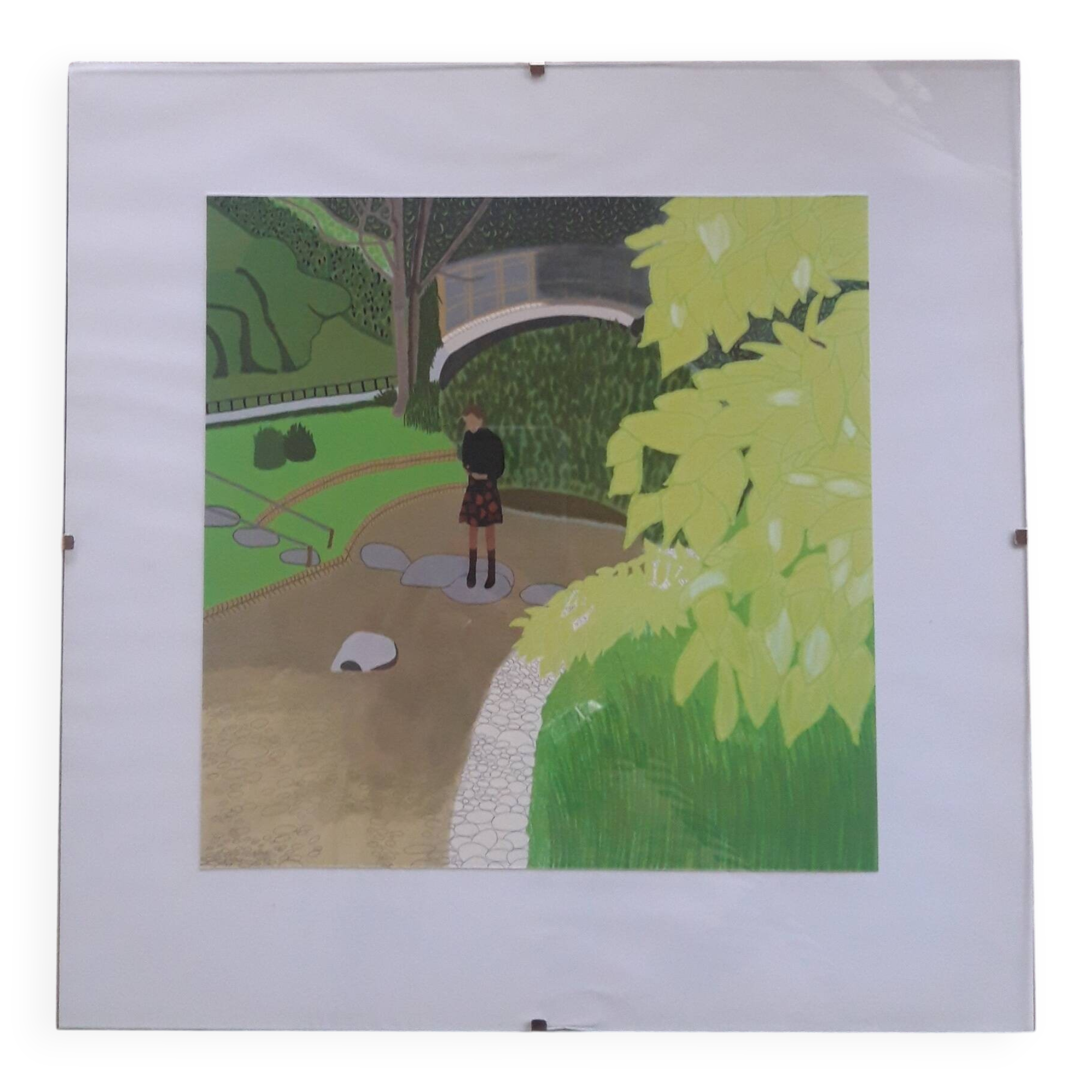 The Girl in the Garden, contemporary art