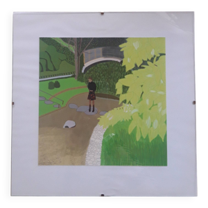 The Girl in the Garden, - art contemporain