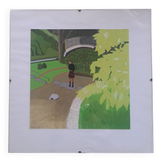 The Girl in the Garden, contemporary art