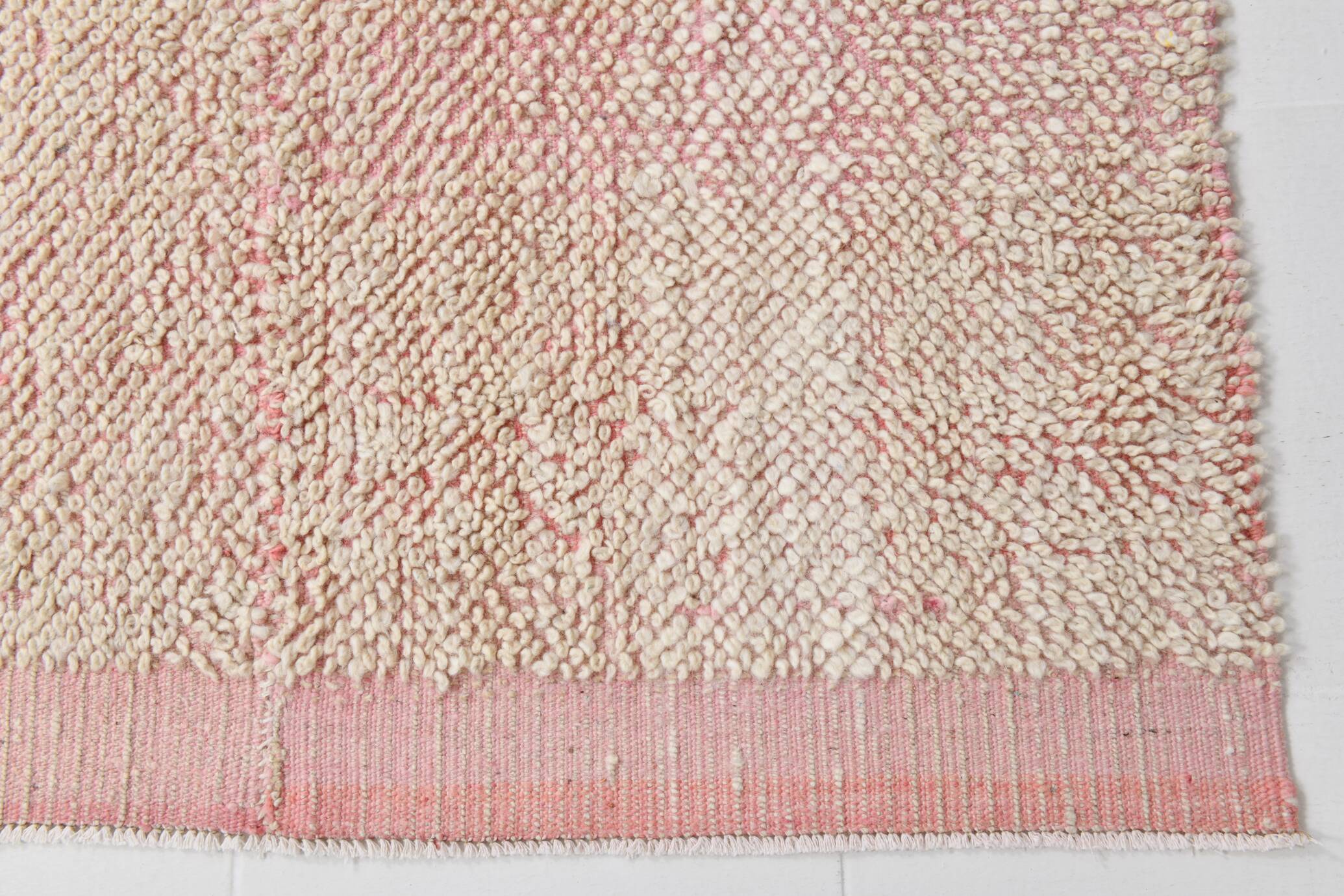 9x11 Soft Wool Handmade Pink Turkish Rug, 267x336Cm SK 33923