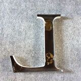 Brass sign letter