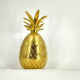 Vintage brass pineapple ice bucket, 1970s