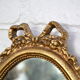 Golden ribbon mirror