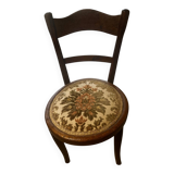 Children's turned wooden chair