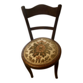 Children's turned wooden chair