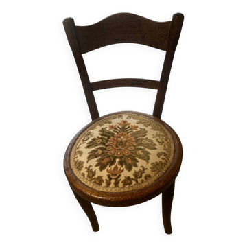 Children's turned wooden chair