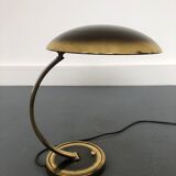 Brass bauhaus desk lamp 6751 by christian dell for kaiser leuchten, 1930s