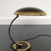 Brass bauhaus desk lamp 6751 by christian dell for kaiser leuchten, 1930s