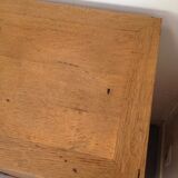 Furniture business in wood oak veneer 3 sliding doors