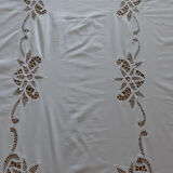 Old tablecloth and 12 towels