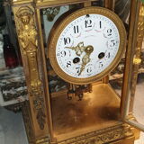 Cage pendulum with its double mercury bulb pendulum.