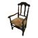 Fauteuil rustique paillé