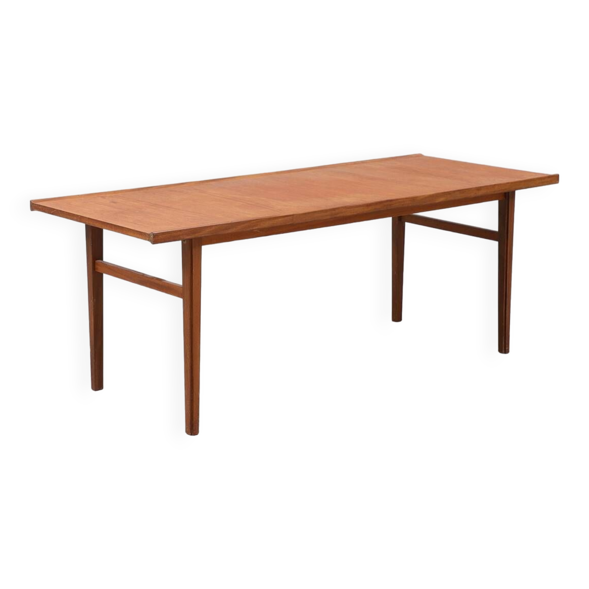 Vintage coffee table 150x60 teak 1960 denmark