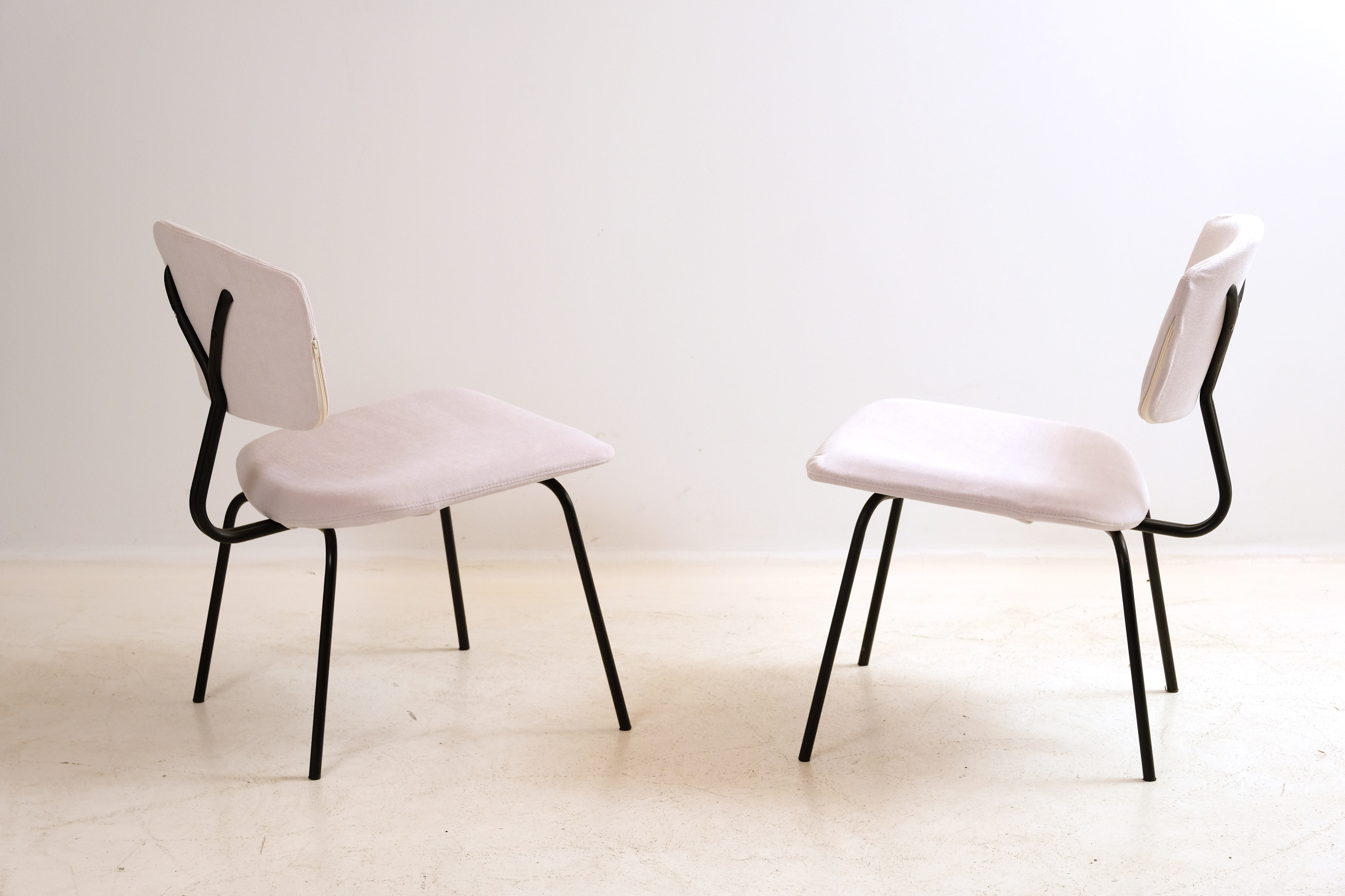 Pair of chairs Sunday C. Sclafert 1950's