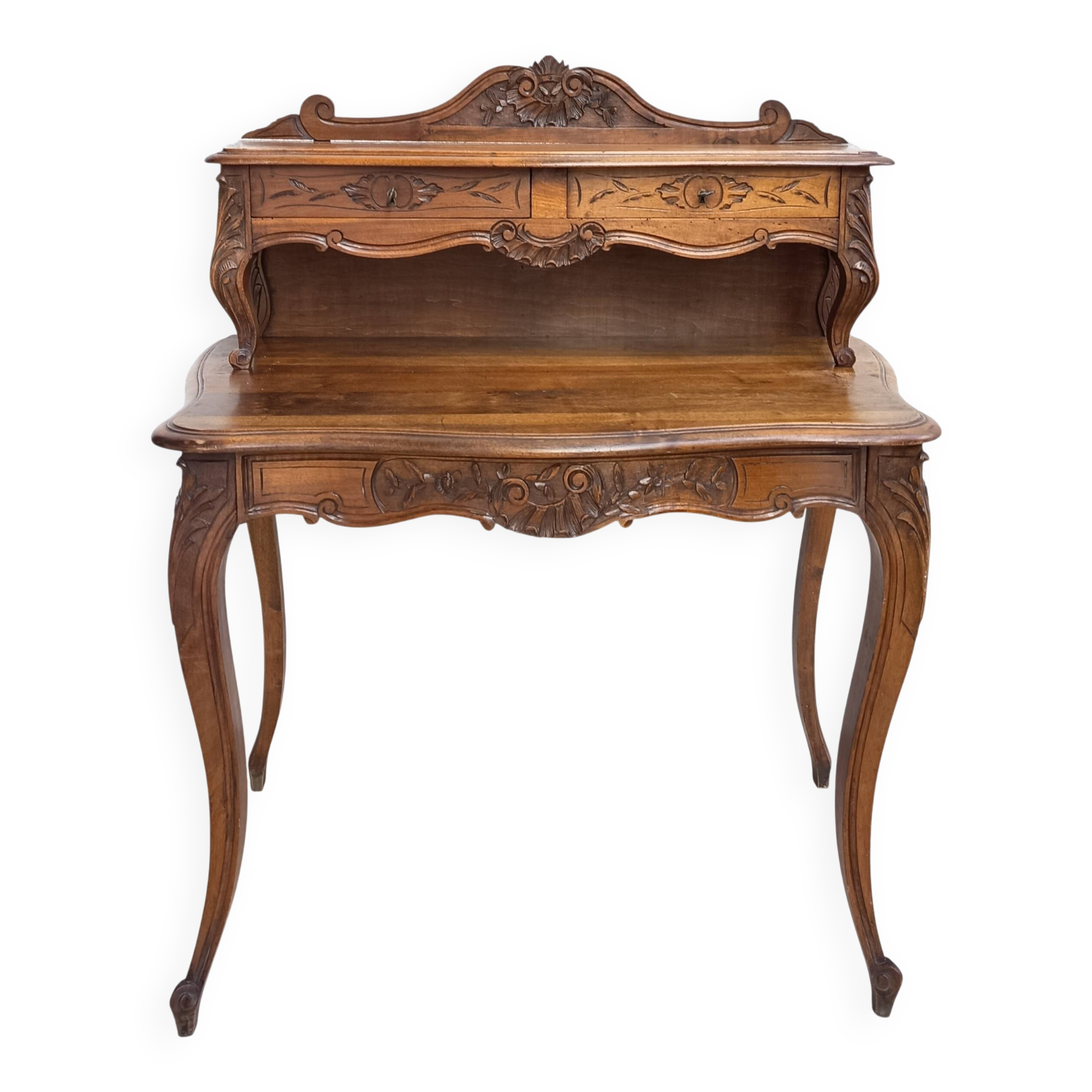 Louis XV walnut desk