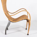 Vintage Architectural Italian design armchair