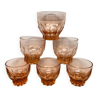 Set de 6 verres Luminarc étoile rose