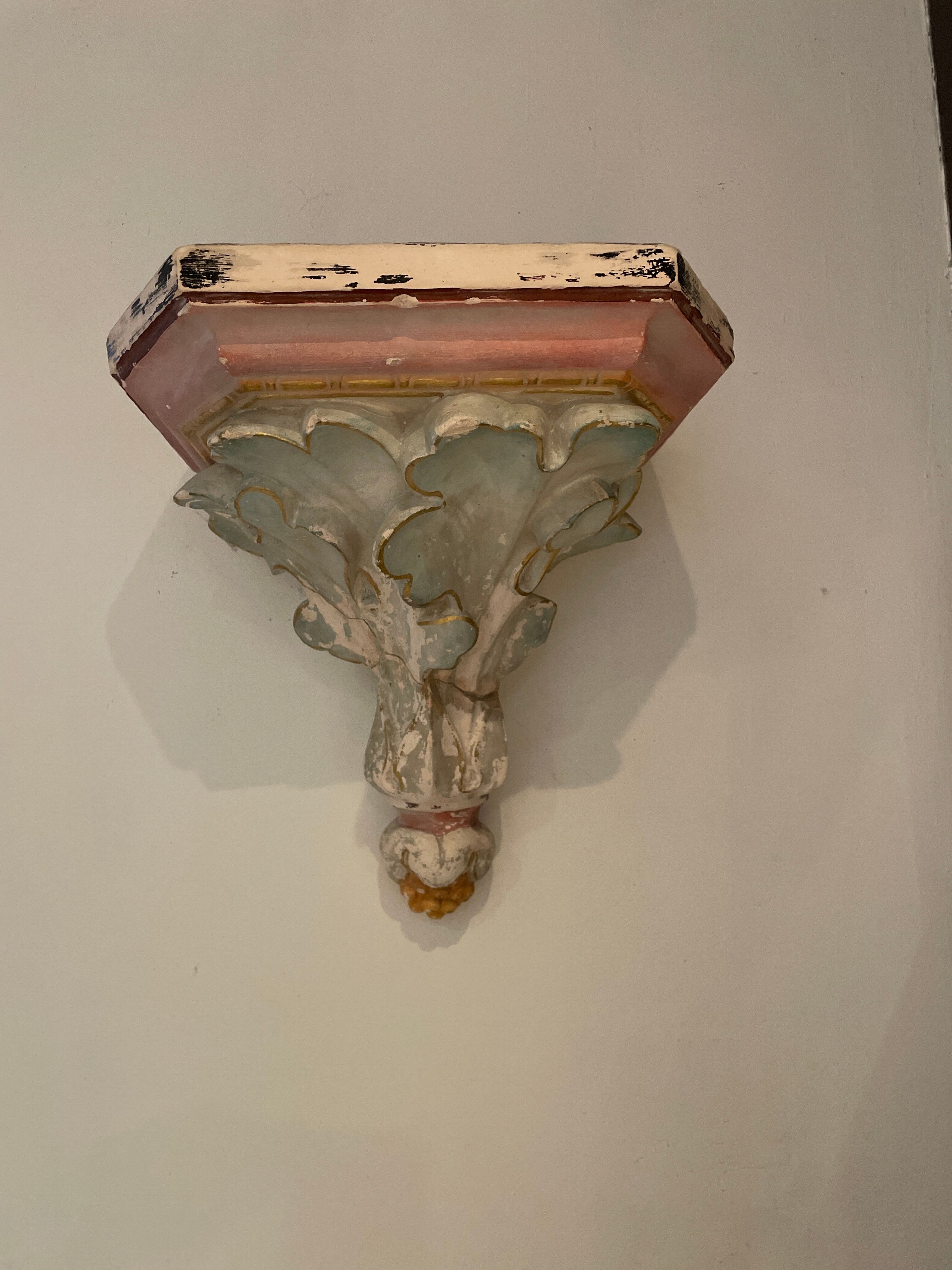 Plaster wall console