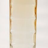 Amber glass vase