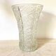 Vase vintage en verre h 37 cm