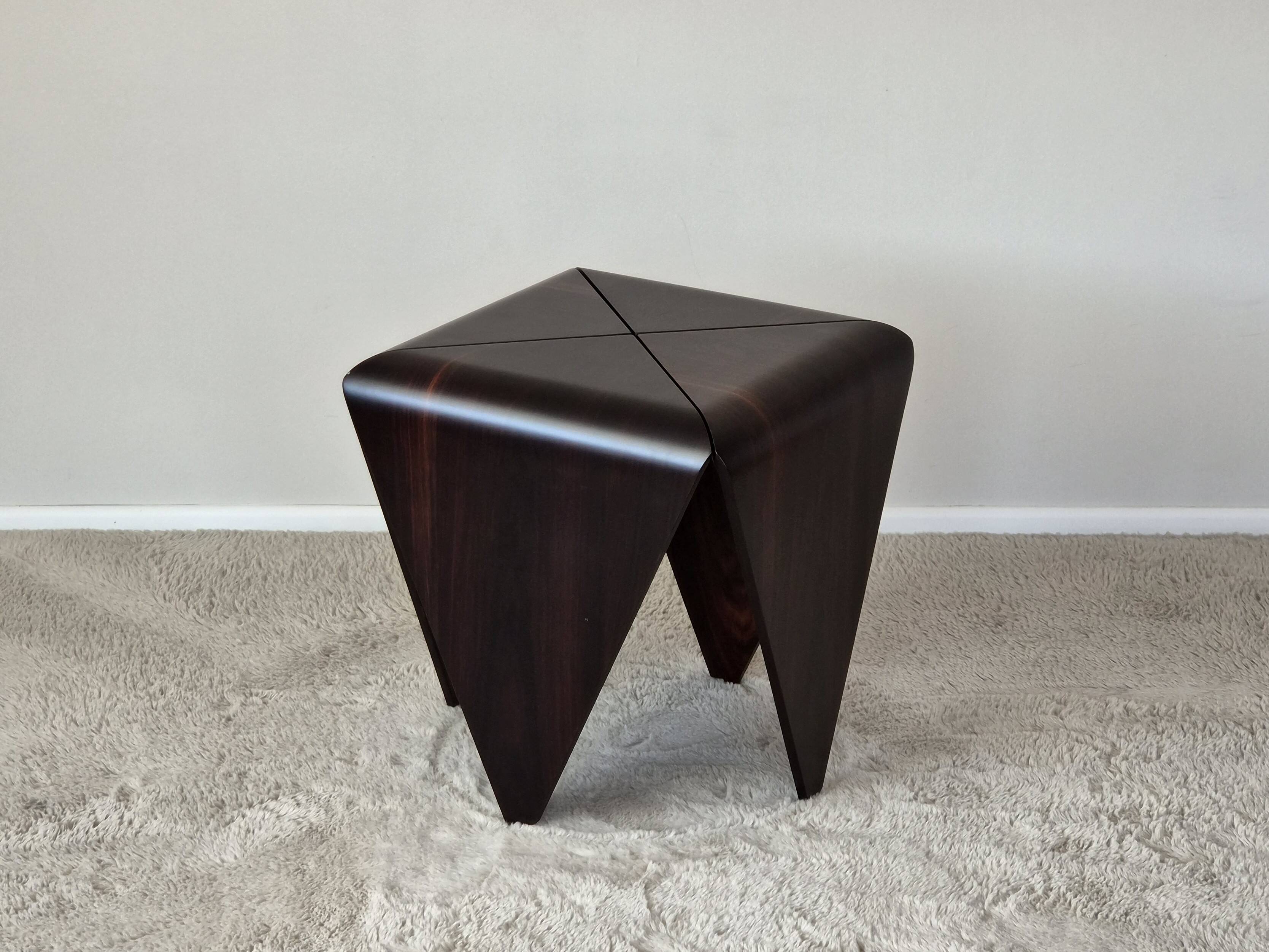 Petalas Side Tables by Jorge Zalszupin, Rosewood