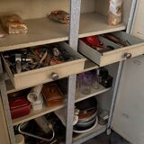 Vintage metal wardrobe