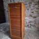 Armoire à rideau vintage en chêne | France | 1960s–1970s