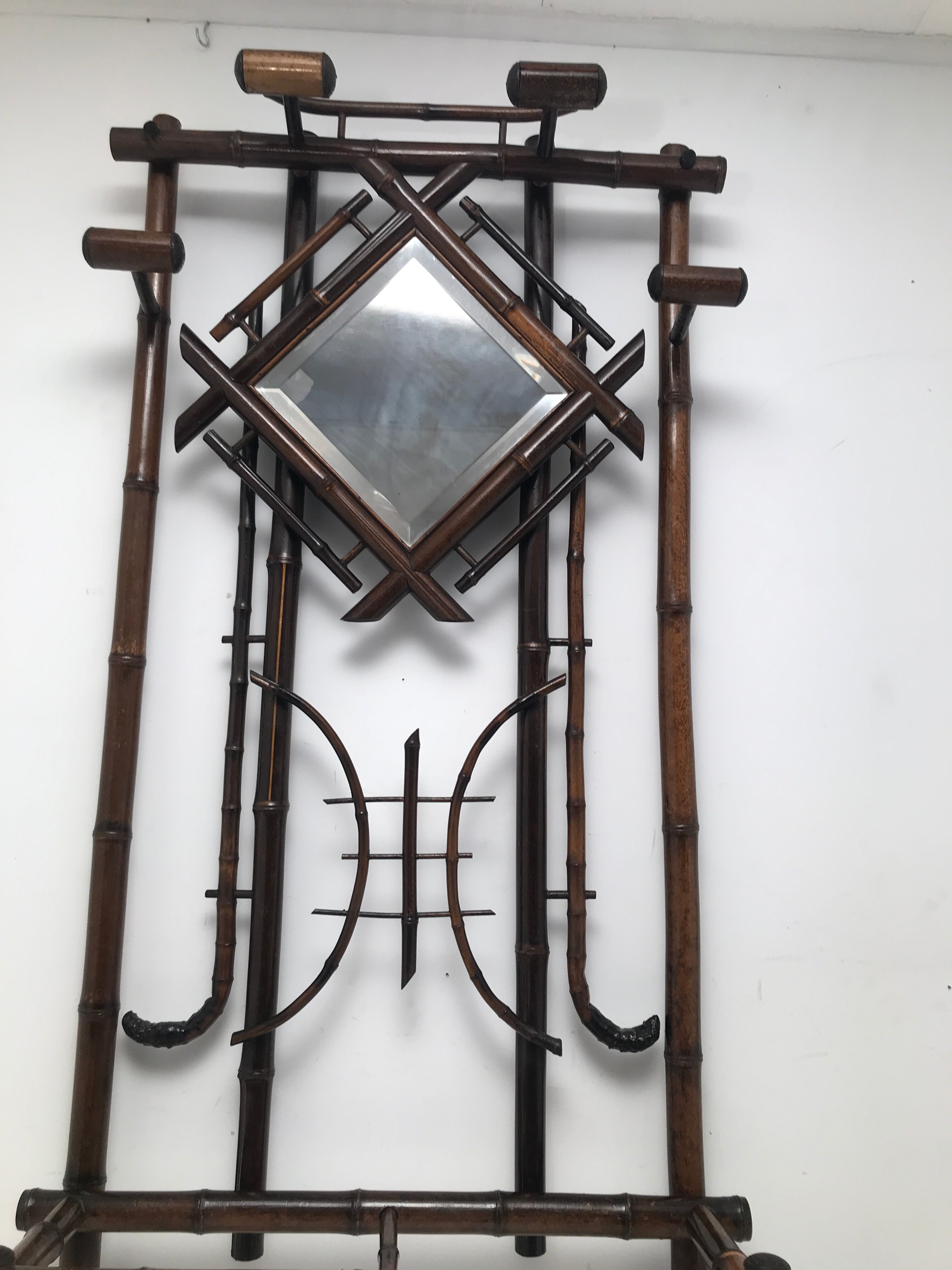 Coat-holder bamboo, 19th century