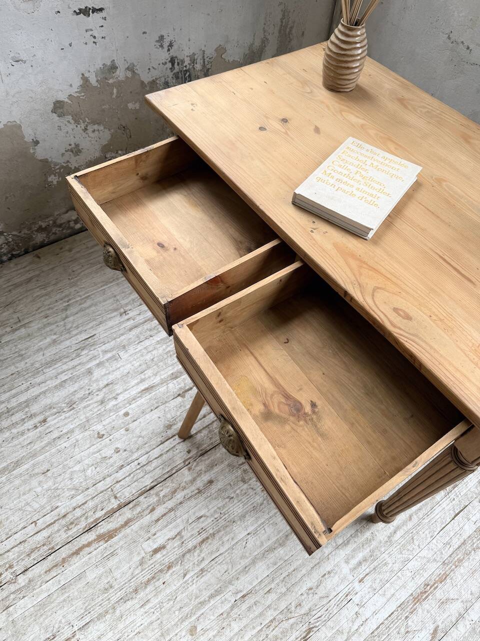 1950s pine desk