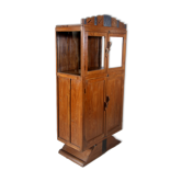 Former Art Deco radio furniture in Burmese teak