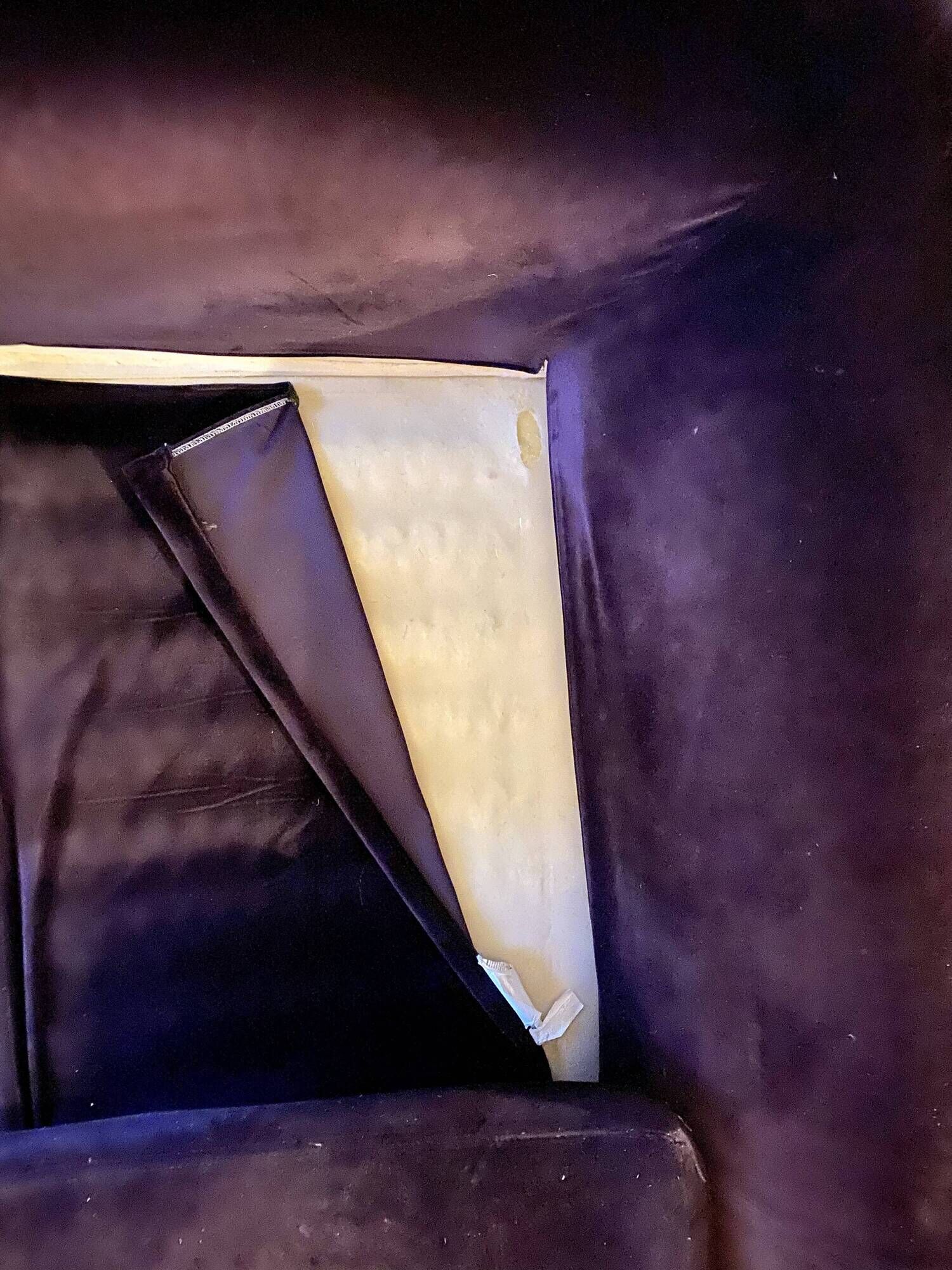 Louis Velvet Eggplant sofa 3-seater Habitat