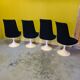4 Space Age Swivel Dining Room Chairs From The 70s