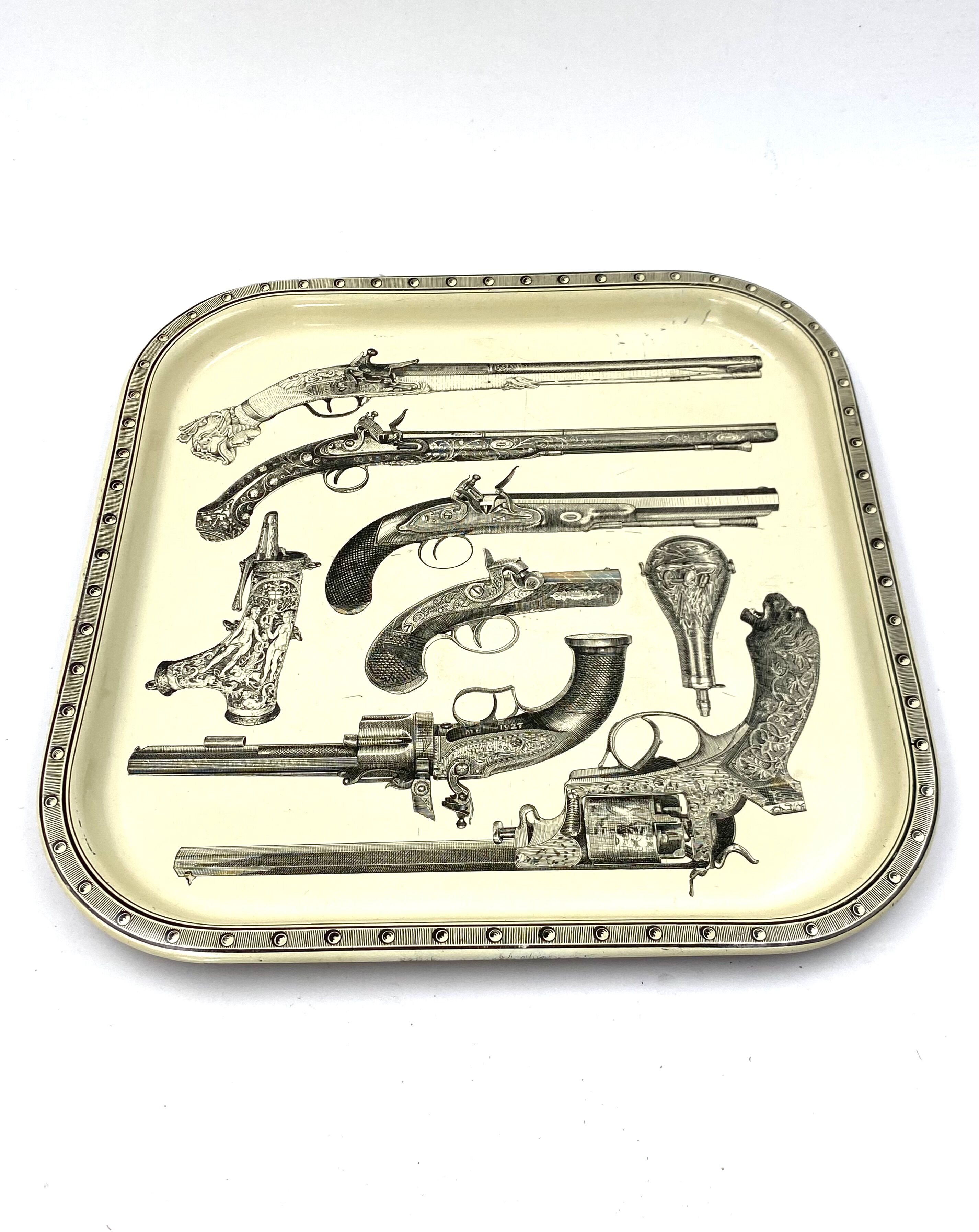 Piero Fornasetti, 'Guns' Tray, Atelier Fornasetti, ca. 1960