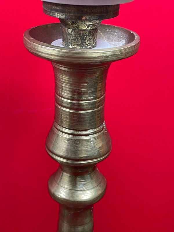 pair of brass lamp foot about 25 cm without the socket