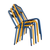 Set of 5 Tolix chairs