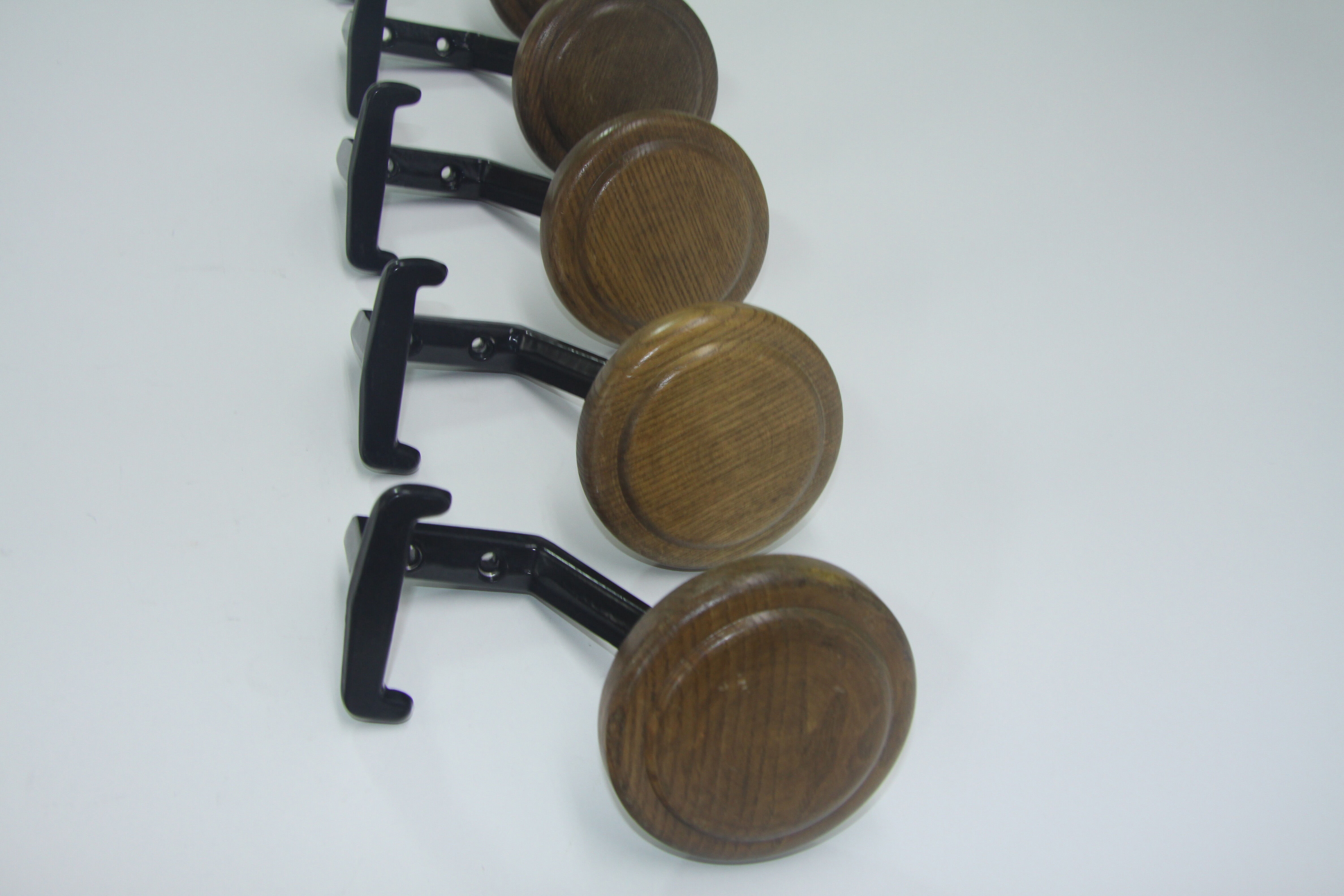 Set of 5 metal coat hooks, wall hook.