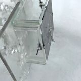 Mid-Century Clear Murano Glass wall light by Albano Poli for Poliarte. Italy 1970s