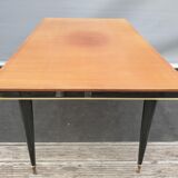 Black teak table 1960s