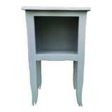 Gray bedside table