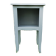 Gray bedside table