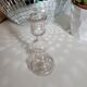 Transparent moulded glass chandelier