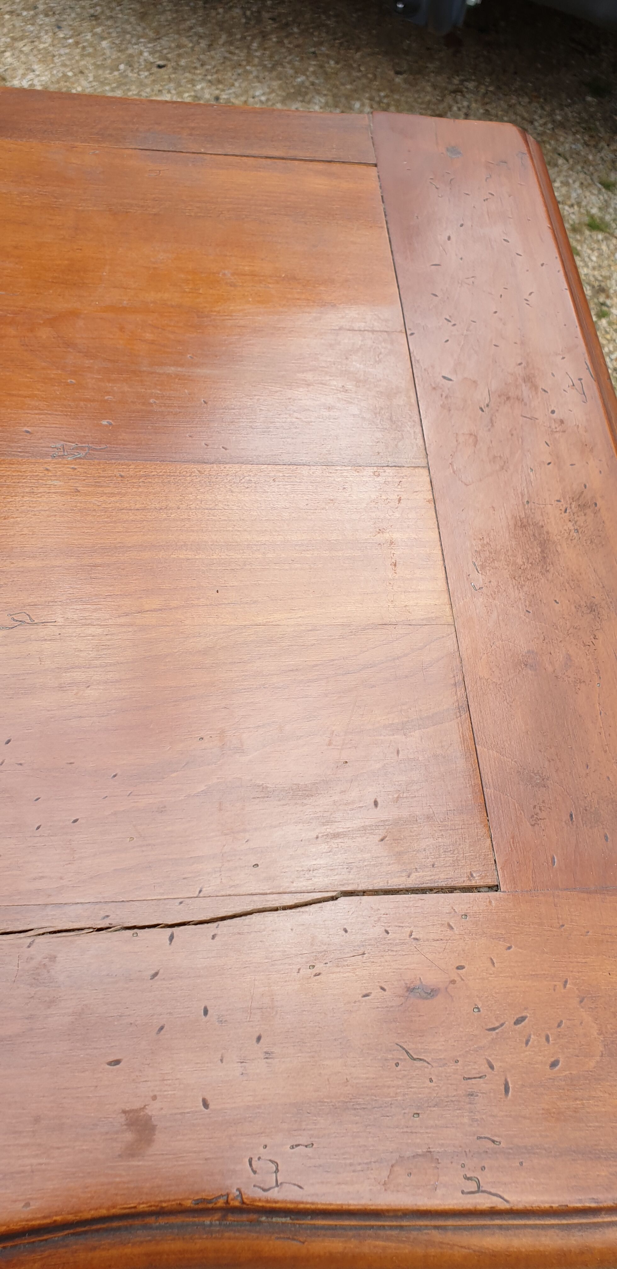 Chest of drawers Louis XV in cherry wood