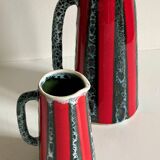 2 pichets, vases vintage en céramique d’art Luc Vallauris