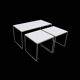 Ensemble de 3 tables d'appoint Brabantia, années 1960, Hollande