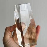 Duo de bougeoirs en cristal