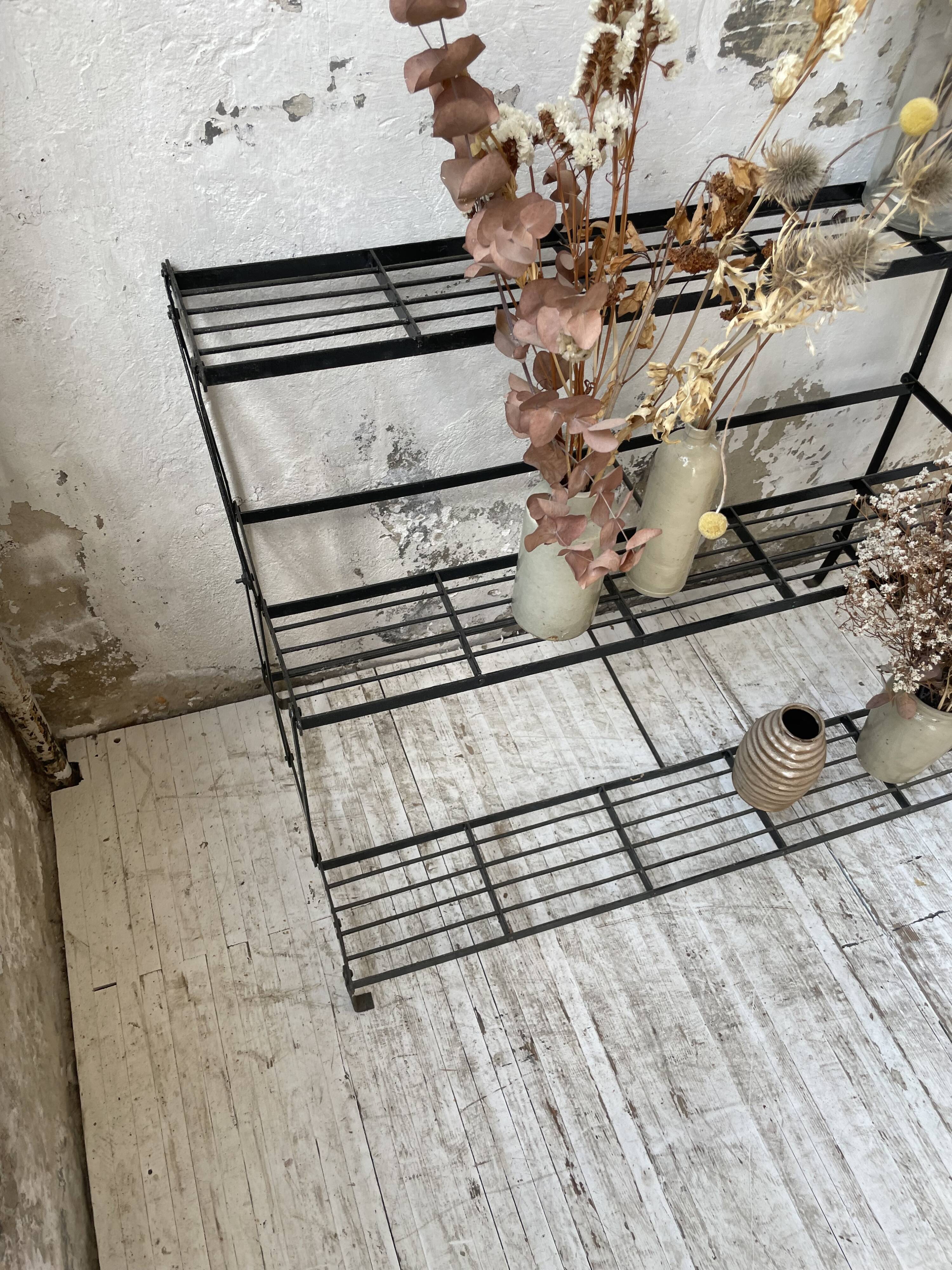 Plant holder florist metal staircase