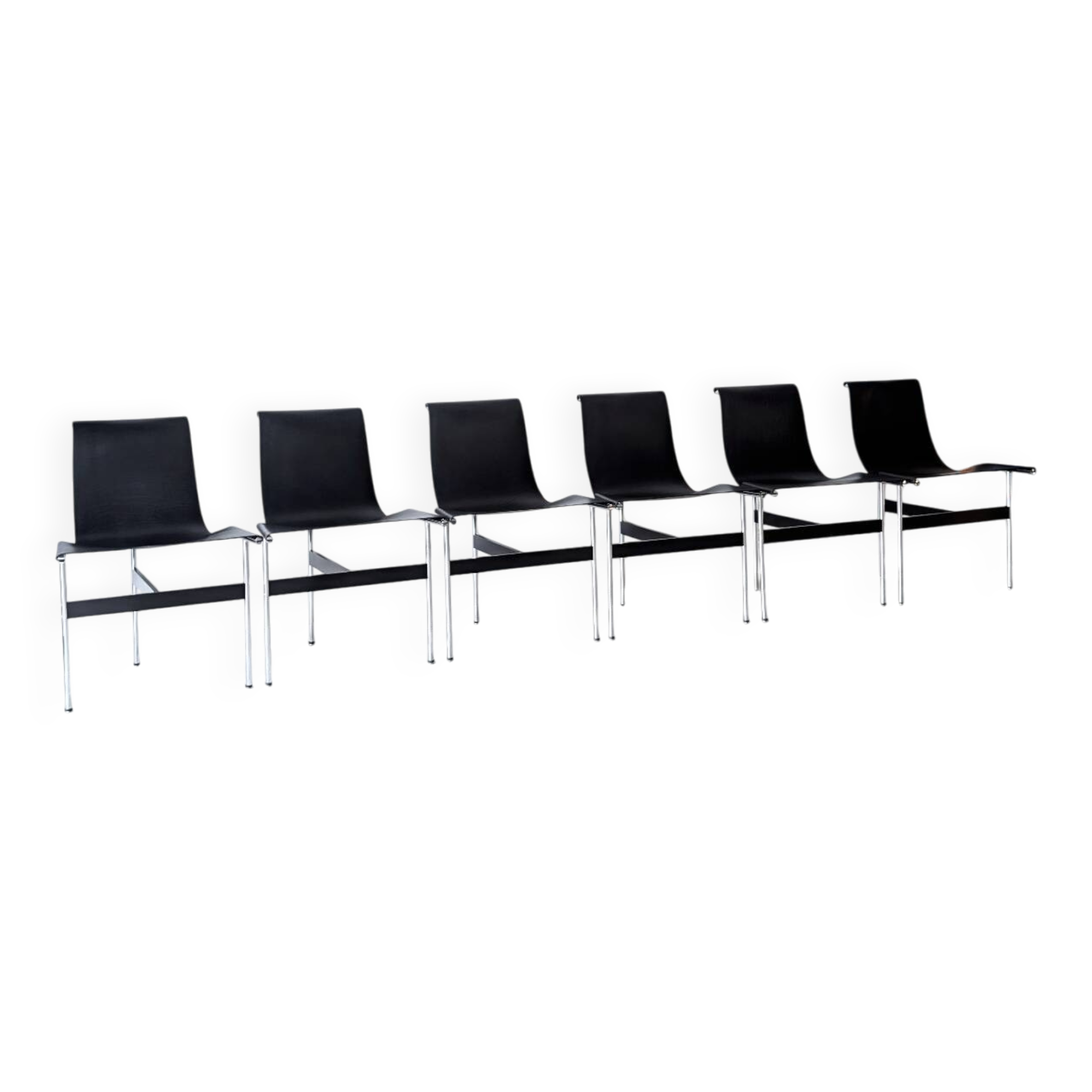 Vintage 3LC T Chair by William Katavolos, ed. Laverne int. 1952