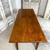 19th century beech farm table