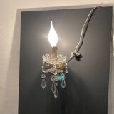Vintage Italian Crystal Sconces 1950’s Set of 2